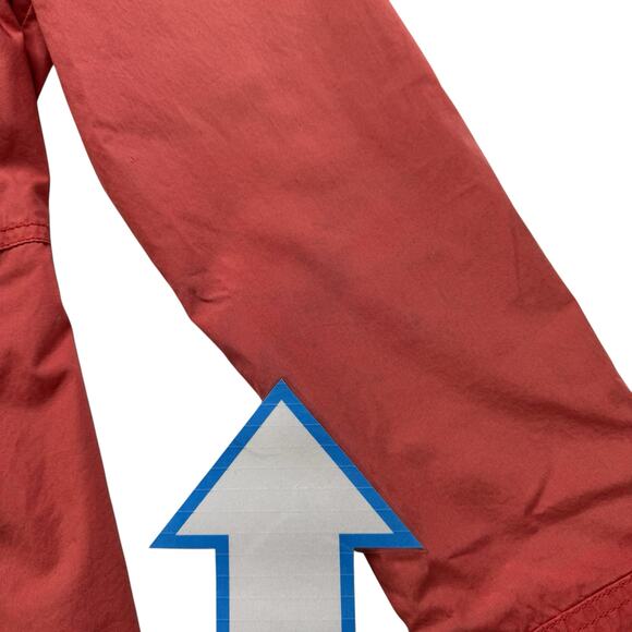 CHICOS Utility Jacket in Salmon Pink Size Medium (1) Cotton Lined Snaps Pockets - Picture 11 of 11